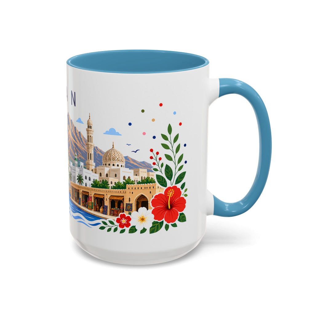 Oman Coffee Mug | Travel Souvenir Accent Mug | Place Gift Ceramic Cup 11oz 15oz