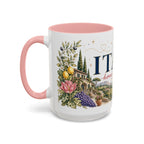 Italy Home Country Mug | Moving Away Gift | Long Distance Friendship | 11 oz 15 oz Accent Mug