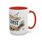 Skeleton Coast Mug, Namibia Travel Souvenir, Bucket List Gift, Accent Ceramic Coffee Mug 11oz 15oz