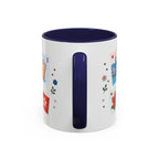Hong Kong Coffee Mug | Postage Stamp Collage Mug | Travel Souvenir Accent Cup 11oz 15oz