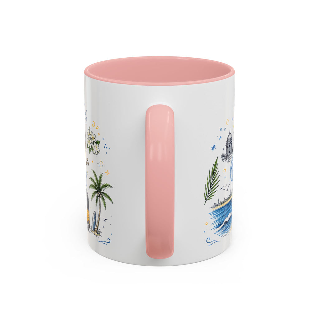 Chennai Coffee Mug | India Souvenir Travel Gift | Accent Color Ceramic 11oz 15oz