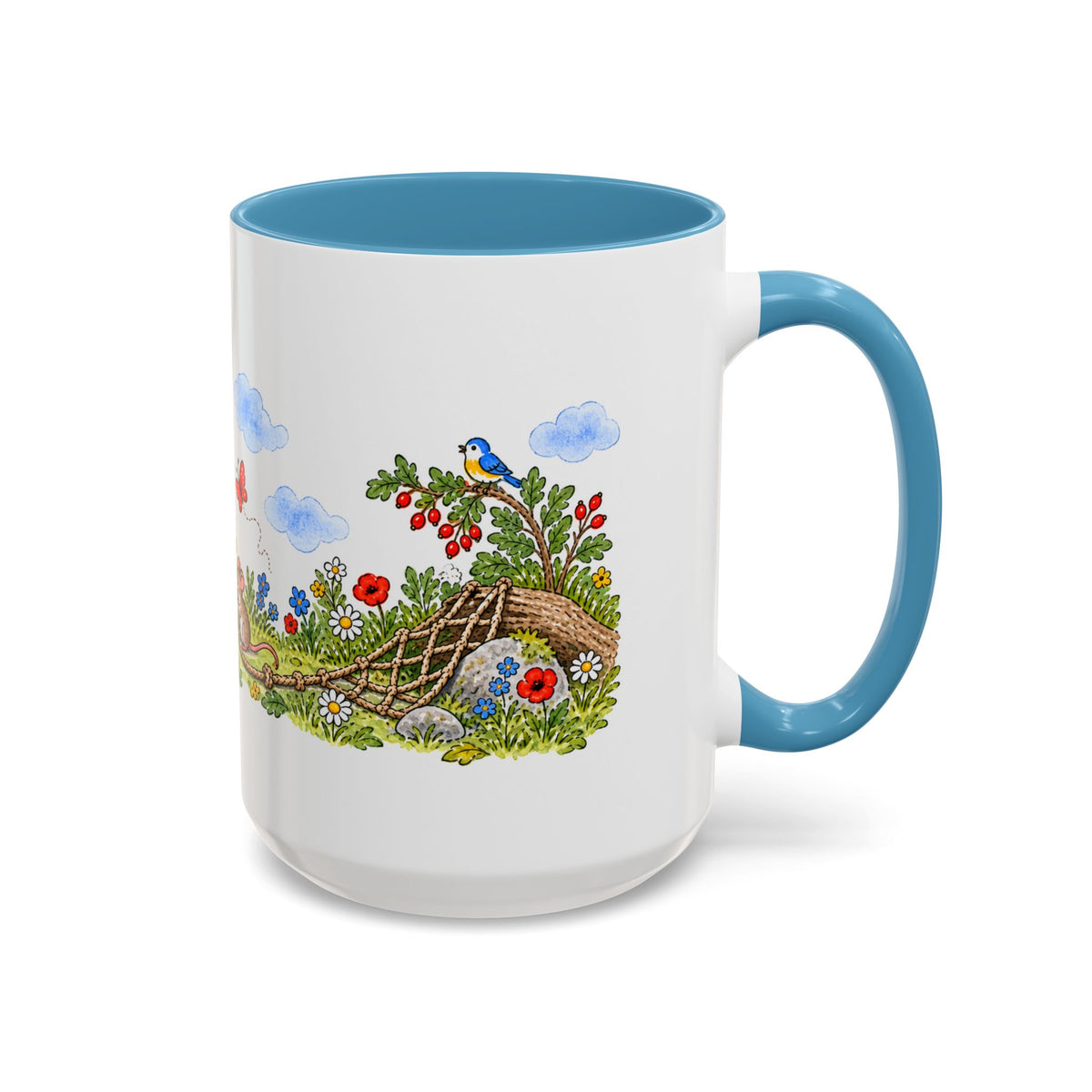 The Lion and the Mouse Mug | Storybook Fairy Tale Accent Coffee Mug | EveryLegend