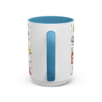 Dad Jokes Sorry Not Sorry Coffee Mug | Father's Day Gift for Dad | Accent Color Ceramic 11oz 15oz