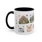 Macau Coffee Mug | Postage Stamp Collage Mug | Travel Souvenir Accent Cup 11oz 15oz