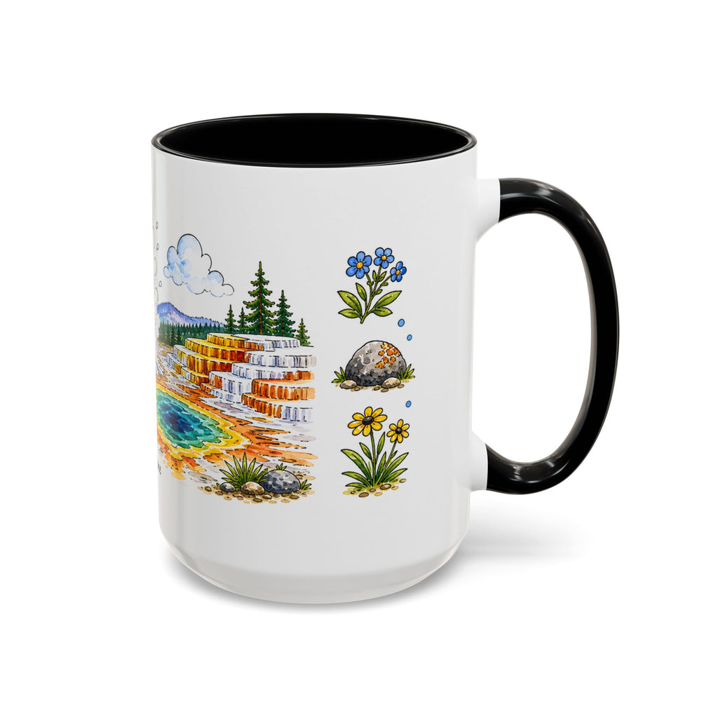 Yellowstone National Park Mug | US Travel Souvenir Accent Coffee Mug | 11oz 15oz Ceramic Cup