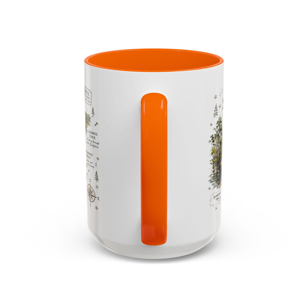 Congaree National Park Coffee Mug | South Carolina Forest Floodplain Gift | Accent Color Ceramic 11oz 15oz