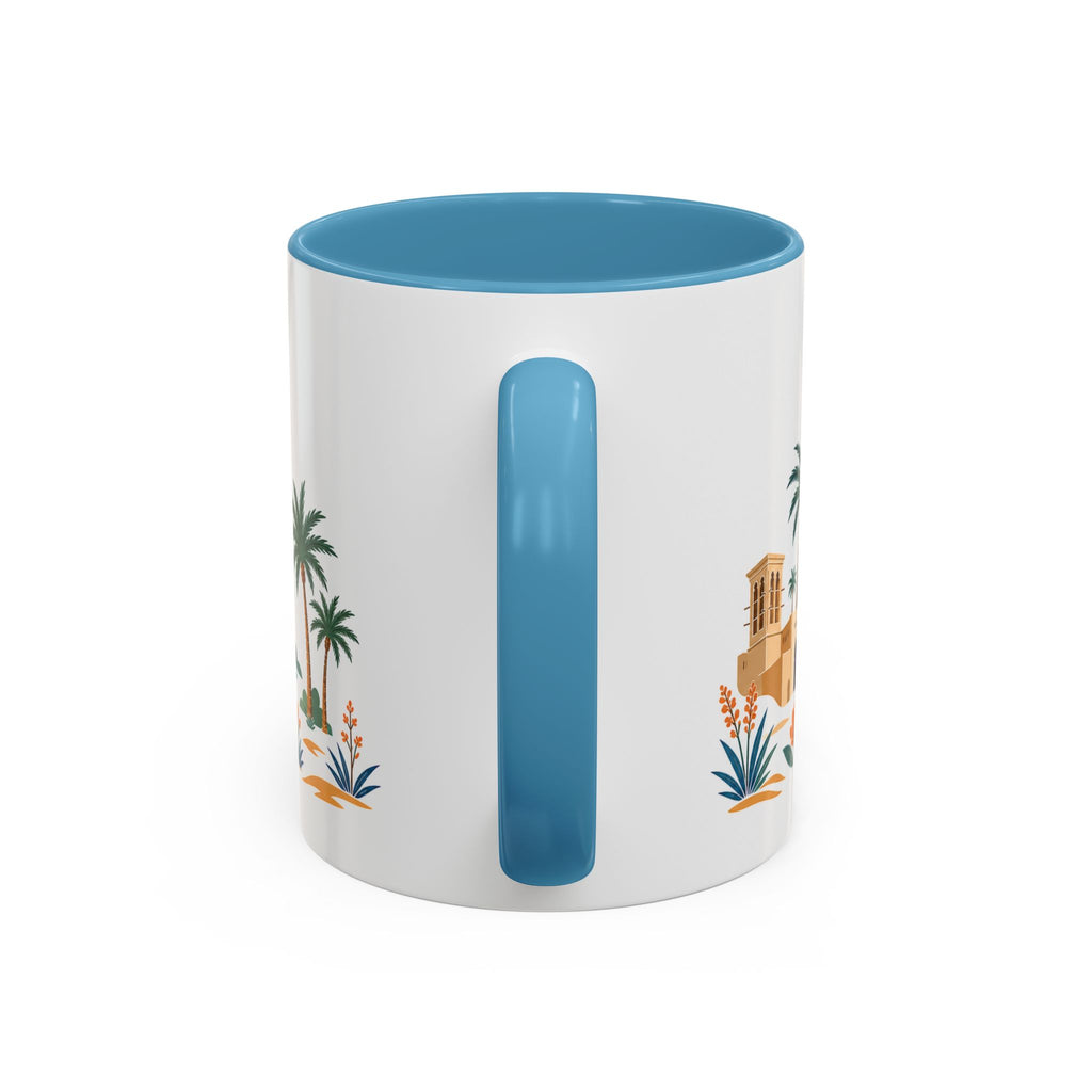 Sharjah Coffee Mug | United Arab Emirates Travel Souvenir | Porcelain Decal City Gift | 11oz 15oz Accent Mug