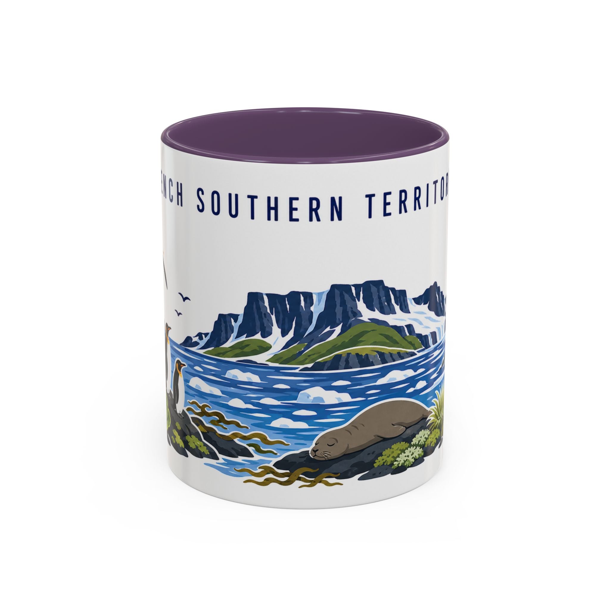 French Southern Territories Coffee Mug | Travel Souvenir Accent Mug | Country Gift Ceramic Cup 11oz 15oz