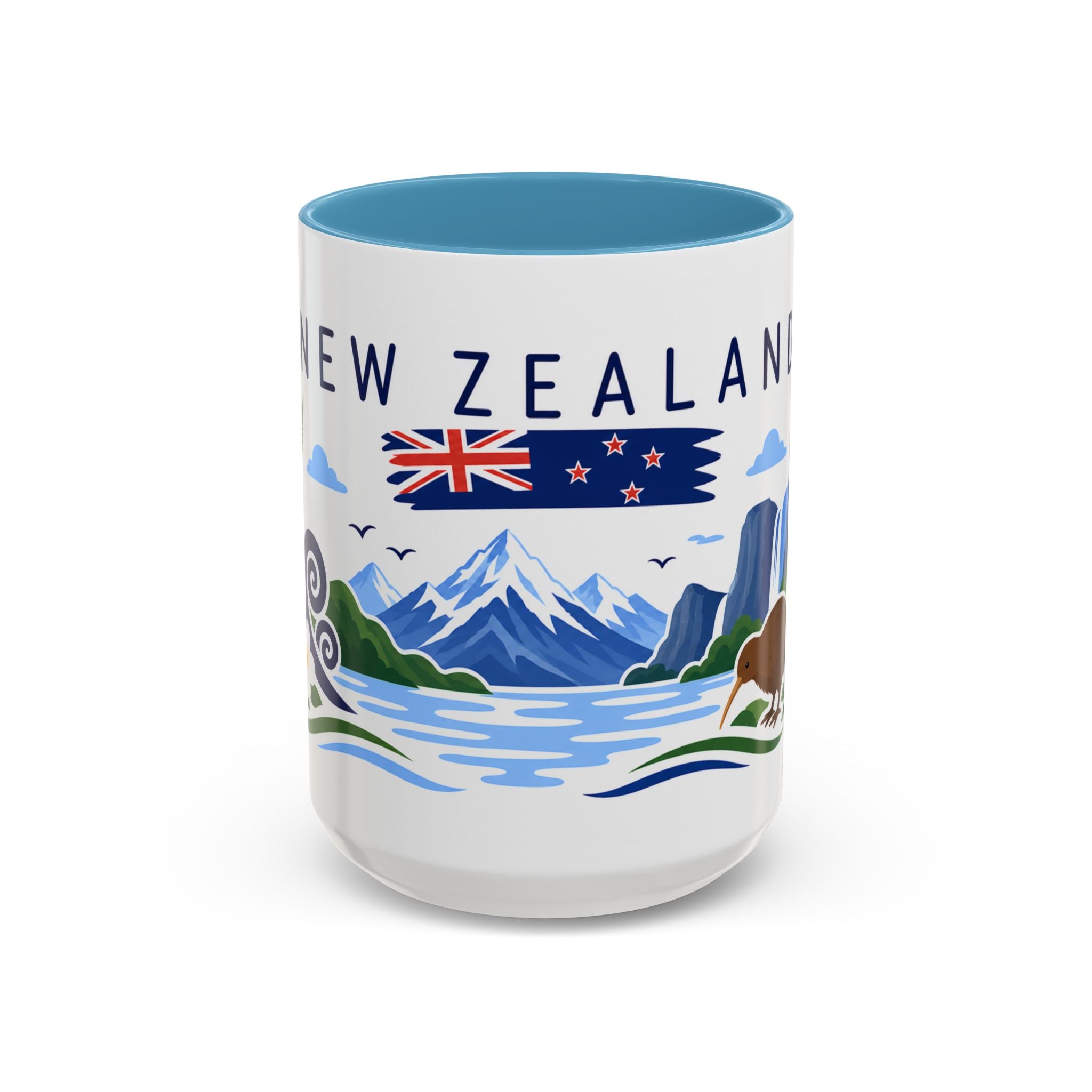New Zealand Coffee Mug | Travel Souvenir Accent Mug | Country Gift Ceramic Cup 11oz 15oz