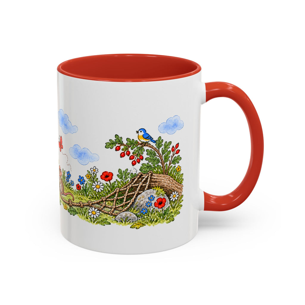 The Lion and the Mouse Mug | Storybook Fairy Tale Accent Coffee Mug | EveryLegend