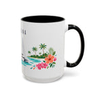Punta Cana Coffee Mug | Dominican Republic Travel Souvenir | Porcelain Decal City Gift | 11oz 15oz Accent Mug