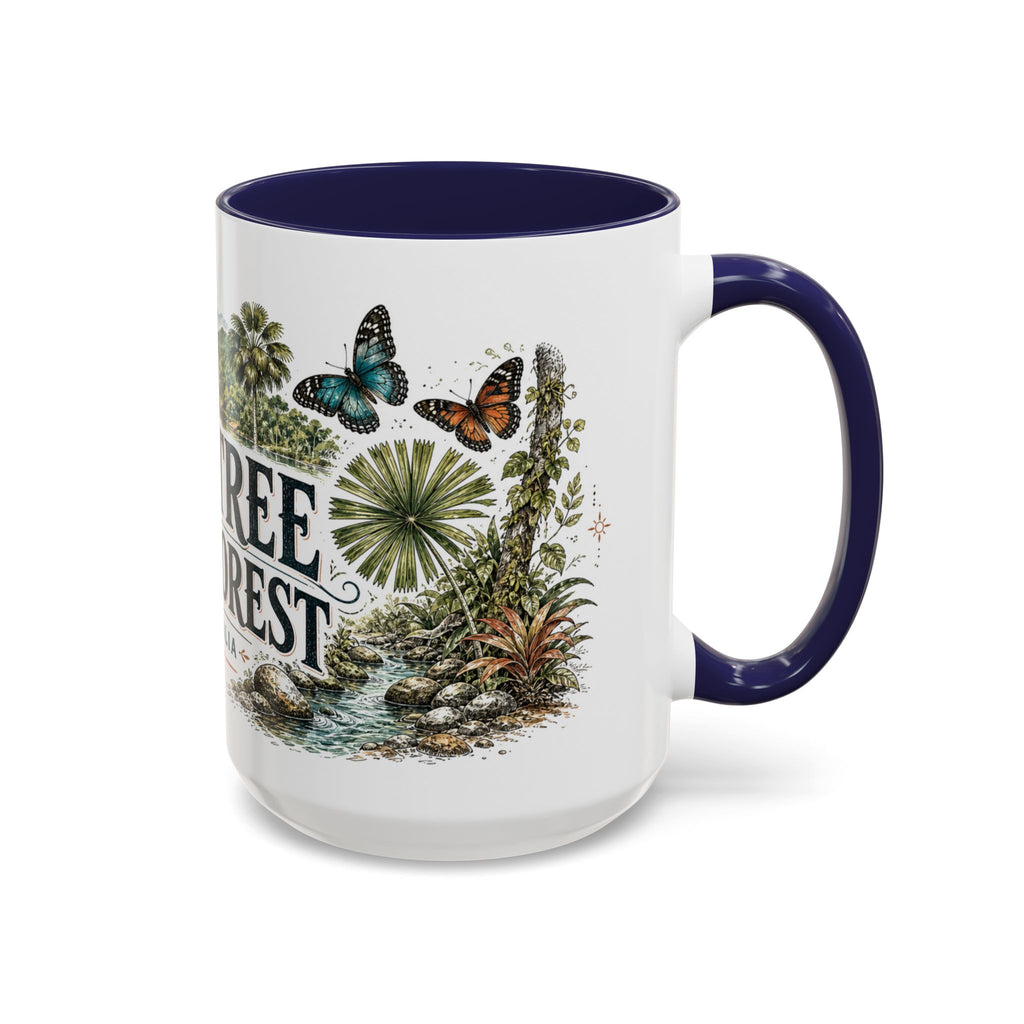 Daintree Rainforest Mug, Australia Travel Souvenir, Bucket List Gift, Accent Ceramic Coffee Mug 11oz 15oz