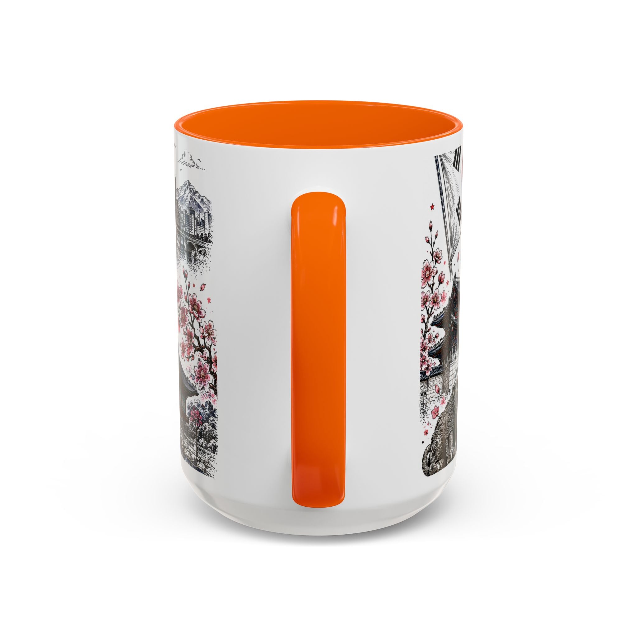 South Korea Soccer Coffee Mug | World Cup Fan Gift | Accent Color Ceramic 11oz 15oz Match Day Cup