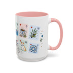 Tunis Coffee Mug | Postage Stamp Collage Mug | Travel Souvenir Accent Cup 11oz 15oz