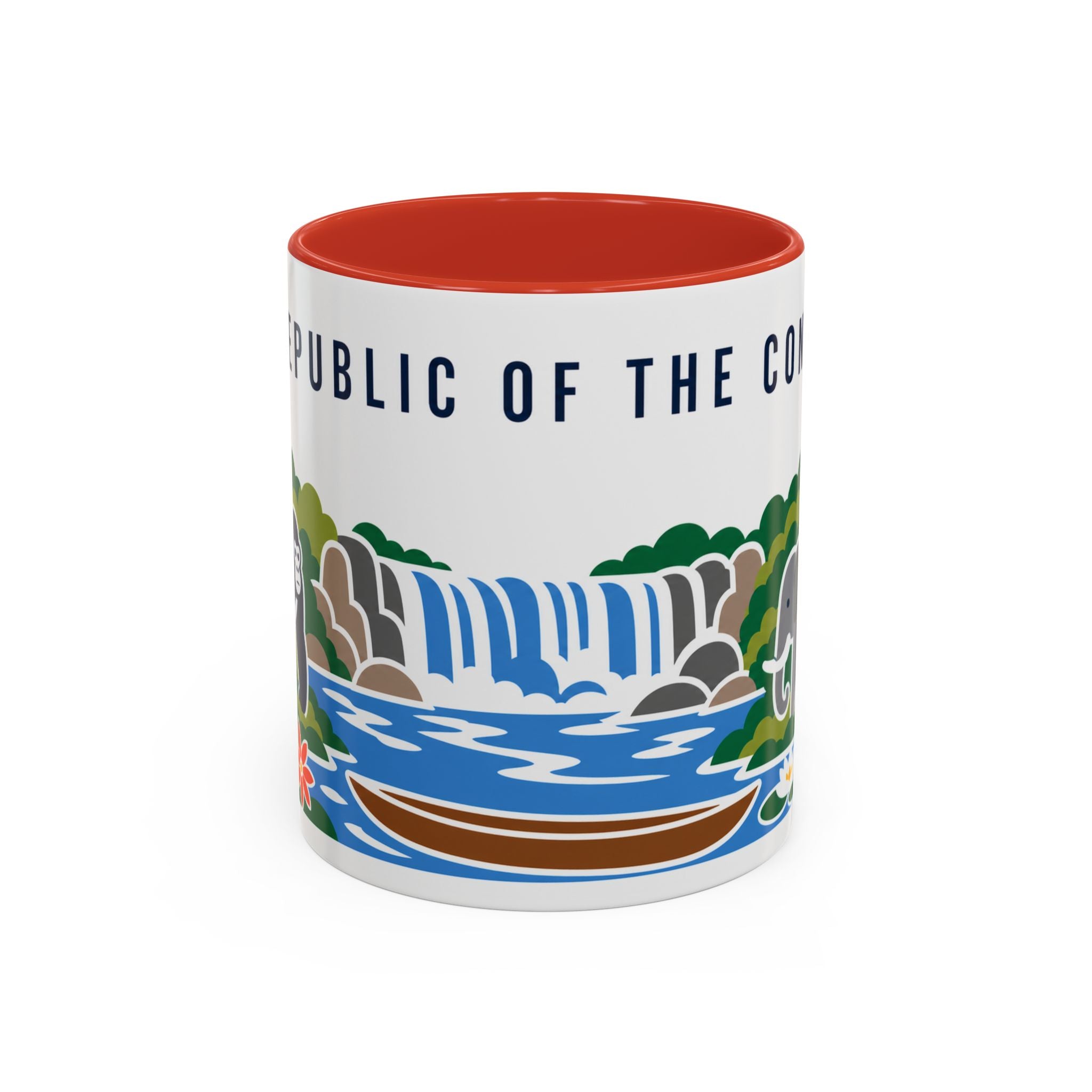 Republic of the Congo Coffee Mug | Travel Souvenir Accent Mug | Country Gift Ceramic Cup 11oz 15oz
