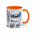 Great White North Coffee Mug | Canadian Pride Gift | Accent Color Ceramic 11oz 15oz
