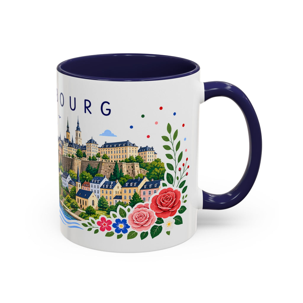 Luxembourg Coffee Mug | Travel Souvenir Accent Mug | Place Gift Ceramic Cup 11oz 15oz