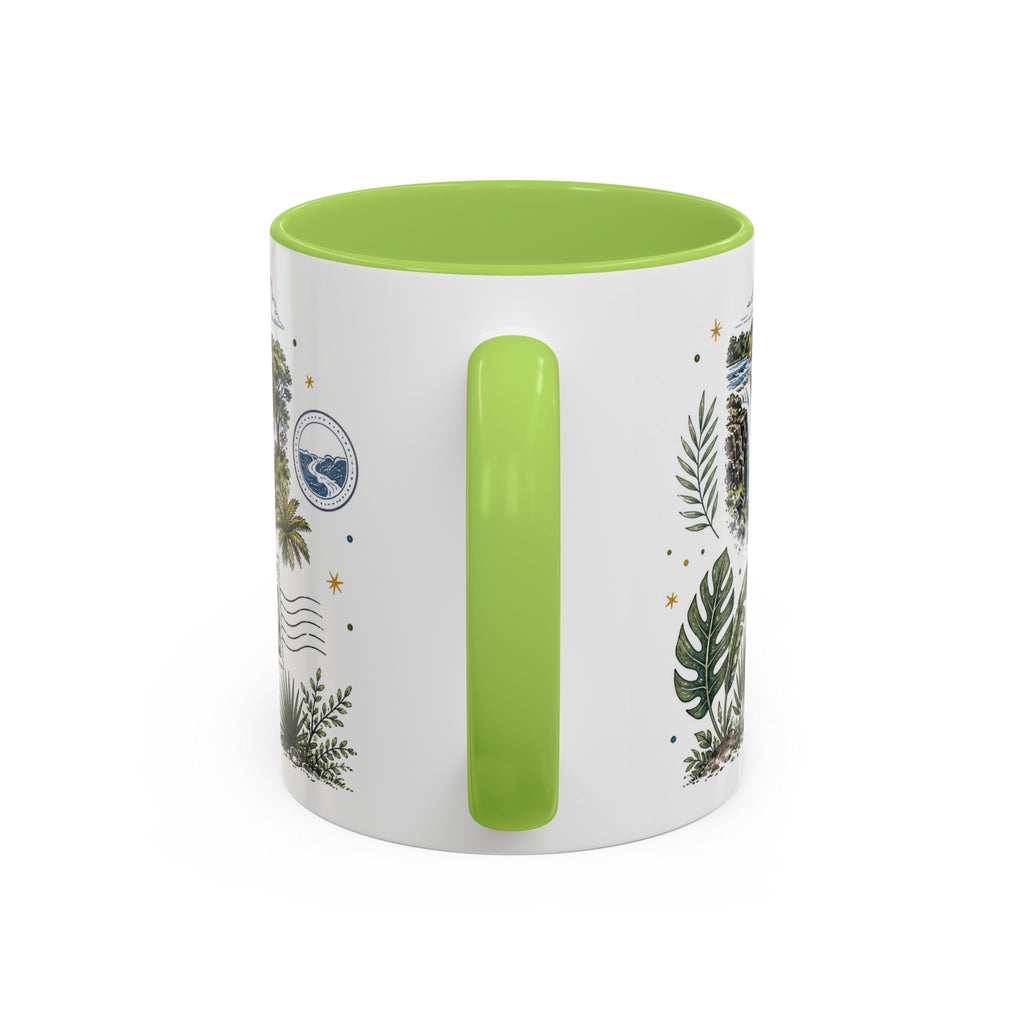 Victoria Falls Coffee Mug | Travel Destination Souvenir Gift | Accent Color Ceramic 11oz 15oz