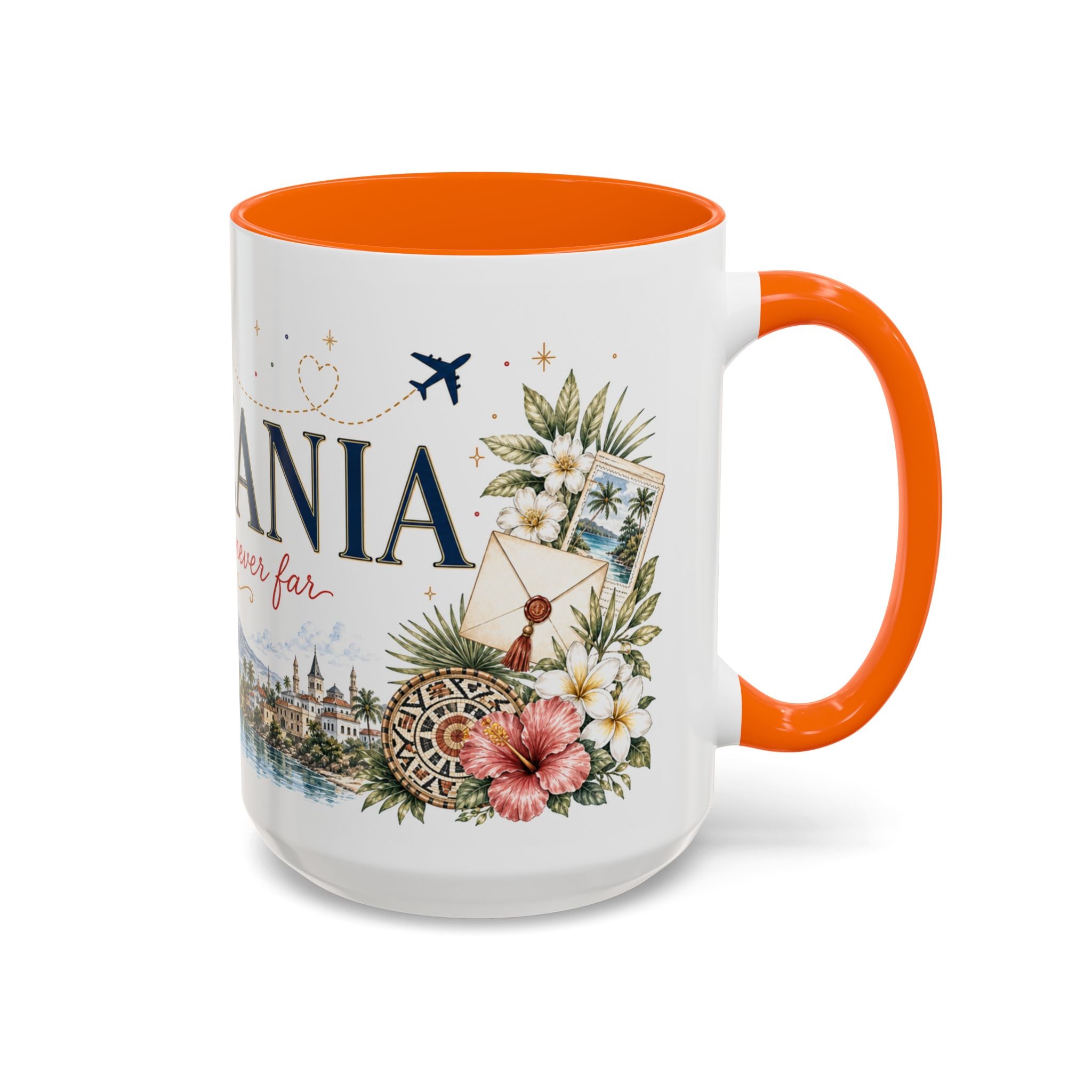 Tanzania Home Country Mug | Moving Away Gift | Long Distance Friendship | 11 oz 15 oz Accent Mug