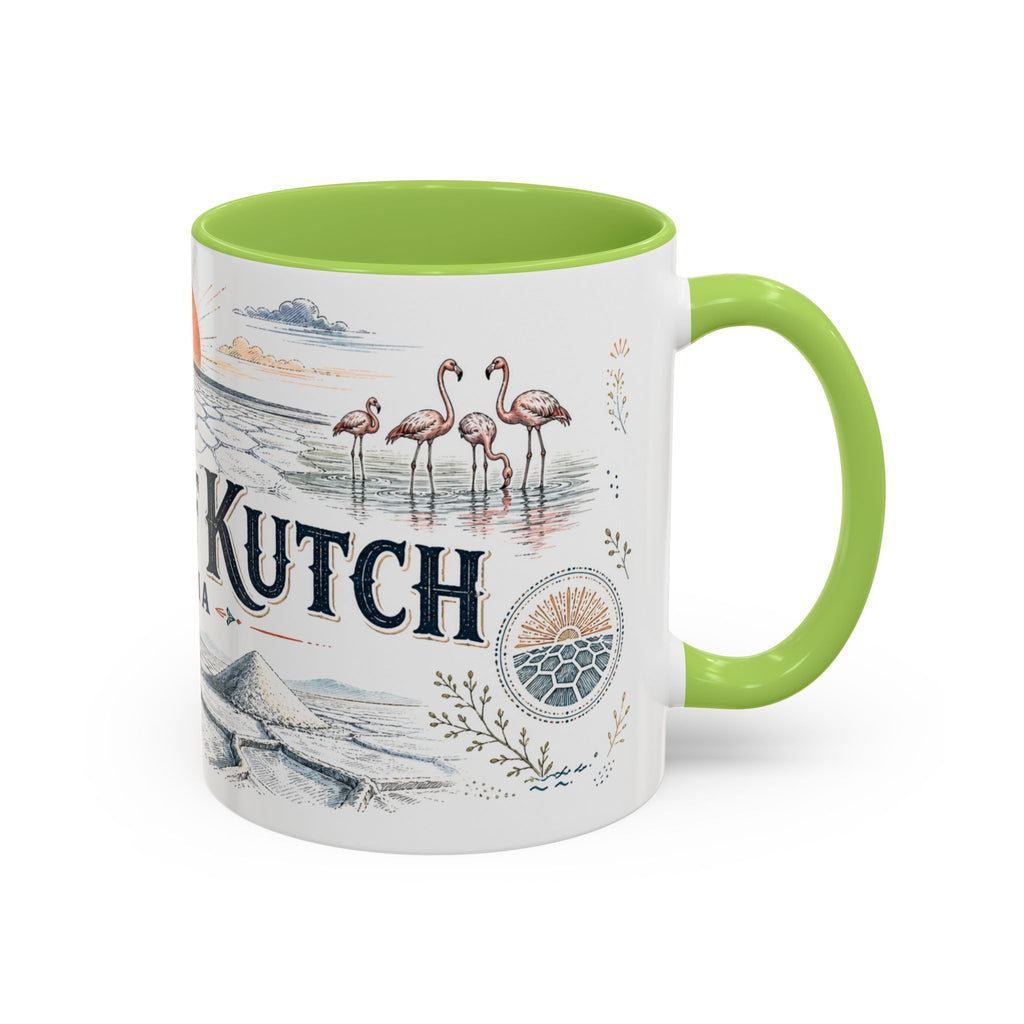 Rann of Kutch Mug, India Travel Souvenir, Bucket List Gift, Accent Ceramic Coffee Mug 11oz 15oz