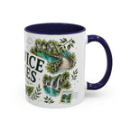 Plitvice Lakes Coffee Mug | Travel Destination Souvenir Gift | Accent Color Ceramic 11oz 15oz