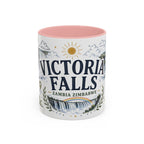 Victoria Falls Coffee Mug | Travel Destination Souvenir Gift | Accent Color Ceramic 11oz 15oz