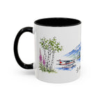 Anchorage Illustrated Travel Mug | City Souvenir Accent Coffee Mug | 11oz 15oz Ceramic Cup