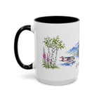 Anchorage Illustrated Travel Mug | City Souvenir Accent Coffee Mug | 11oz 15oz Ceramic Cup