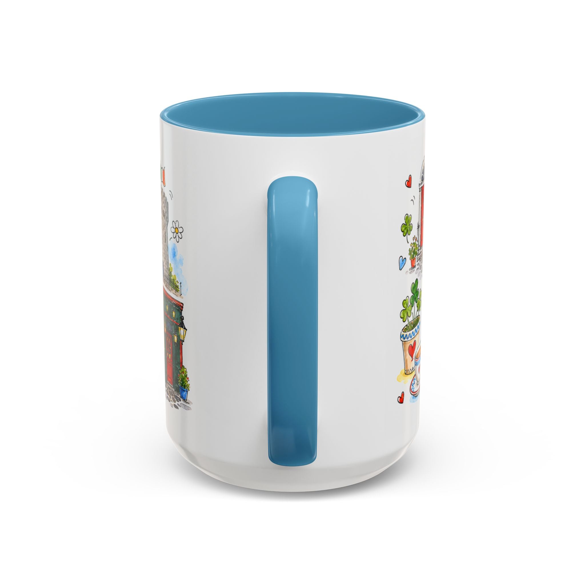 Dublin Travel Mug | European City Souvenir Accent Coffee Mug | 11oz 15oz Ceramic Cup