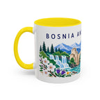 Bosnia and Herzegovina Coffee Mug | Travel Souvenir Accent Mug | Country Gift Ceramic Cup 11oz 15oz