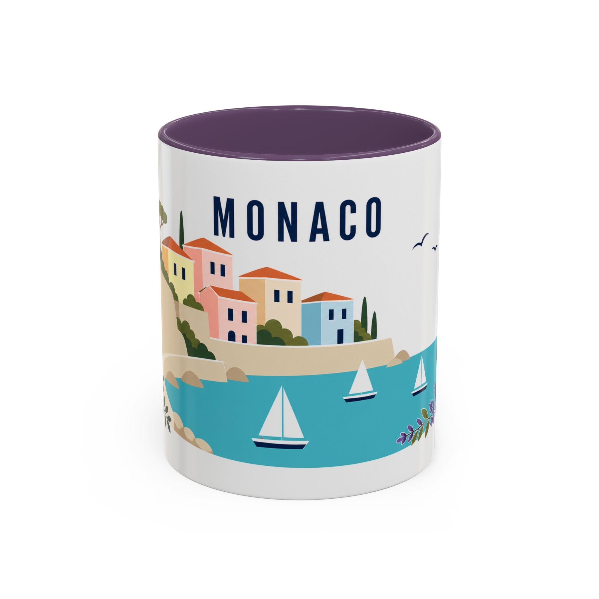 Monaco Coffee Mug | Travel Souvenir Accent Mug | Country Gift Ceramic Cup 11oz 15oz