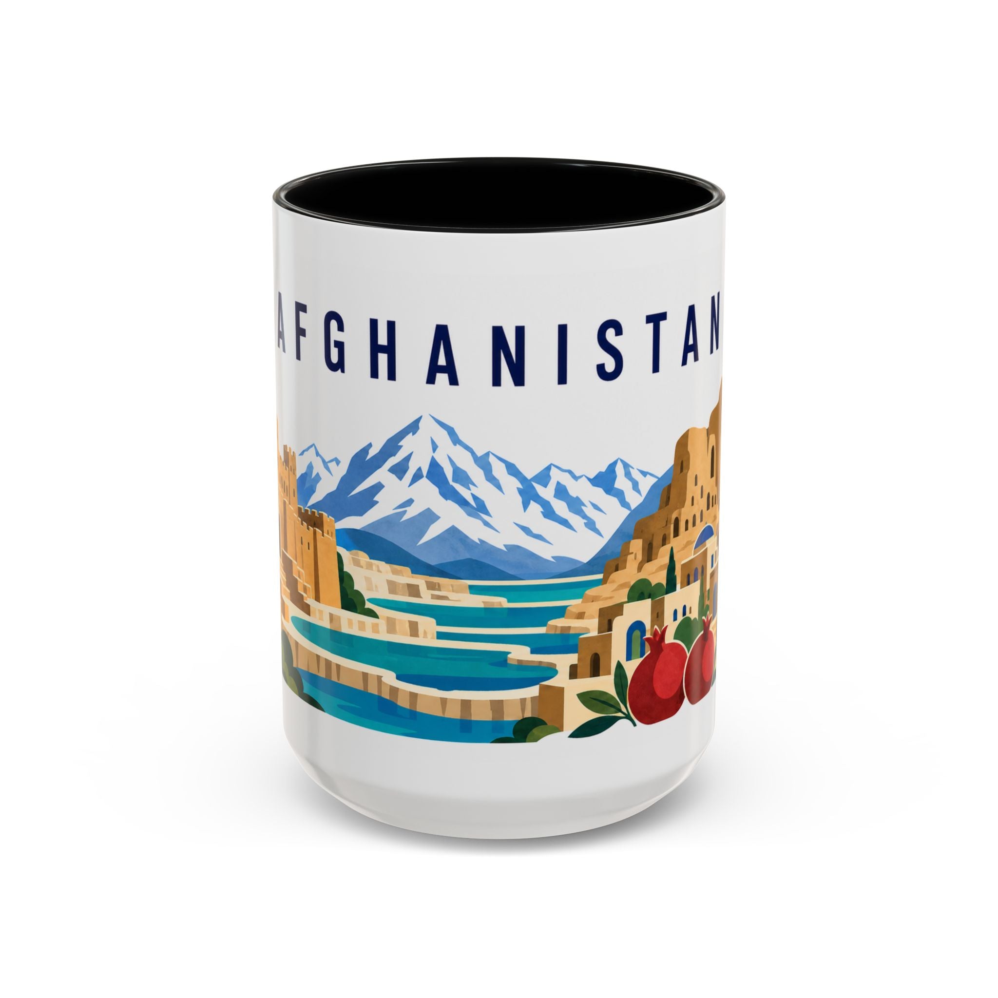 Afghanistan Coffee Mug | Travel Souvenir Accent Mug | Country Gift Ceramic Cup 11oz 15oz