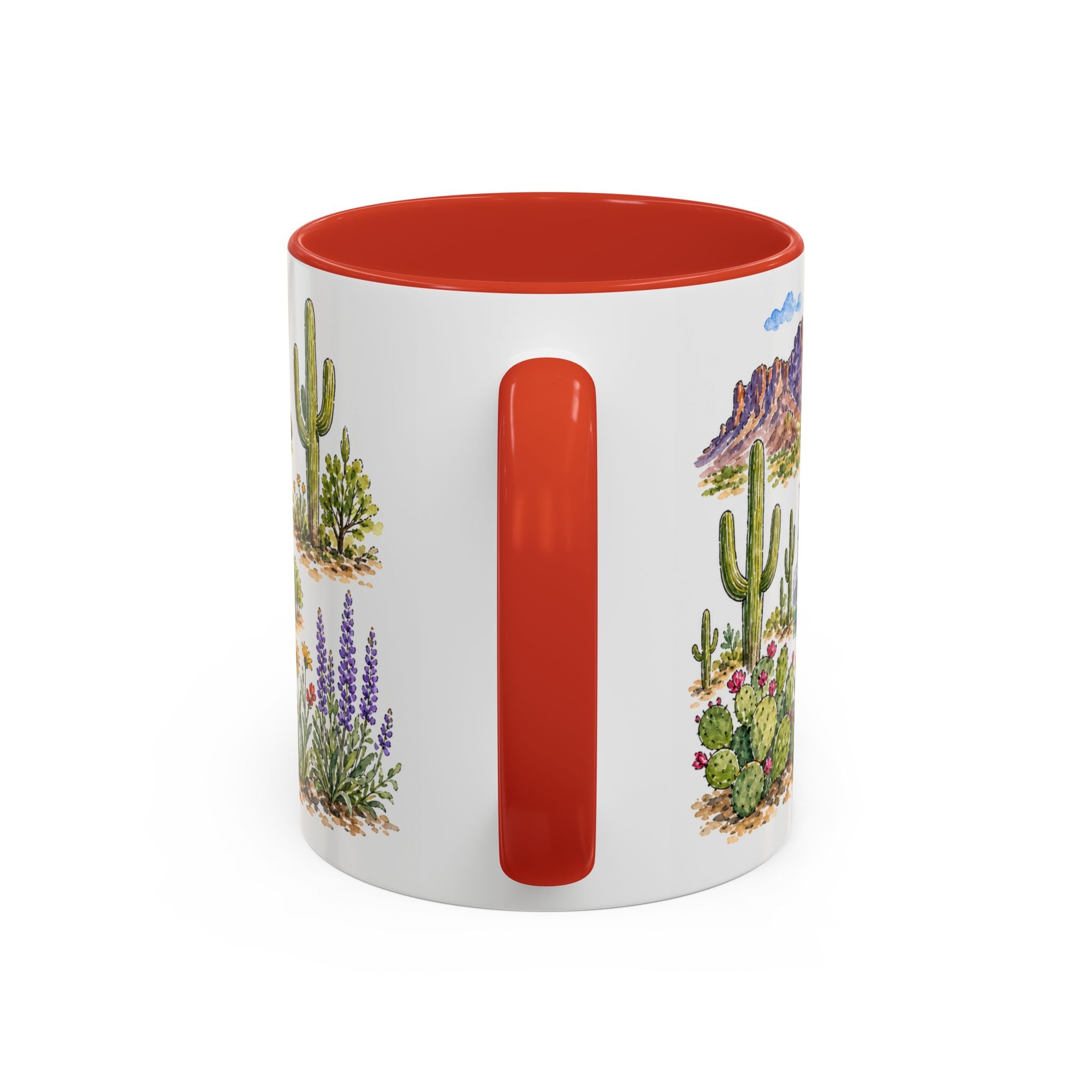 Mesa Illustrated Travel Mug | City Souvenir Accent Coffee Mug | 11oz 15oz Ceramic Cup