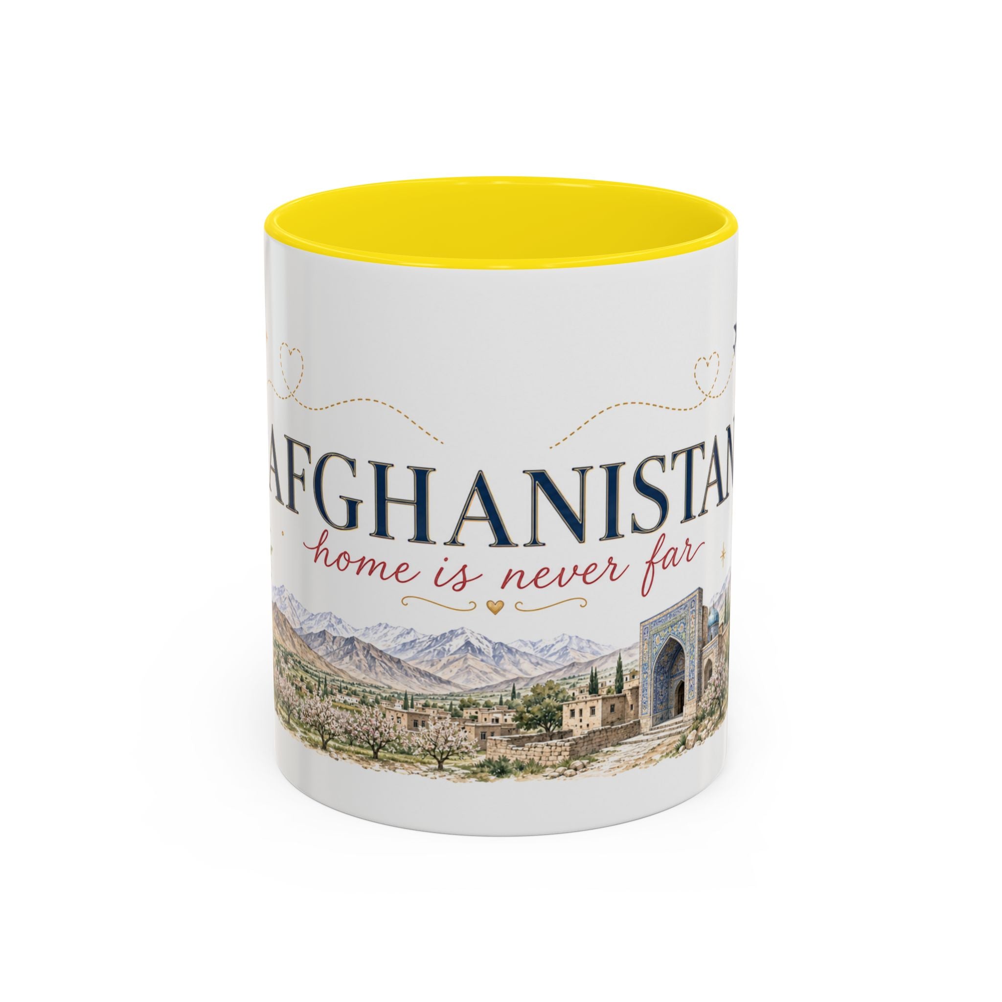 Afghanistan Home Country Mug | Moving Away Gift | Long Distance Friendship | 11 oz 15 oz Accent Mug