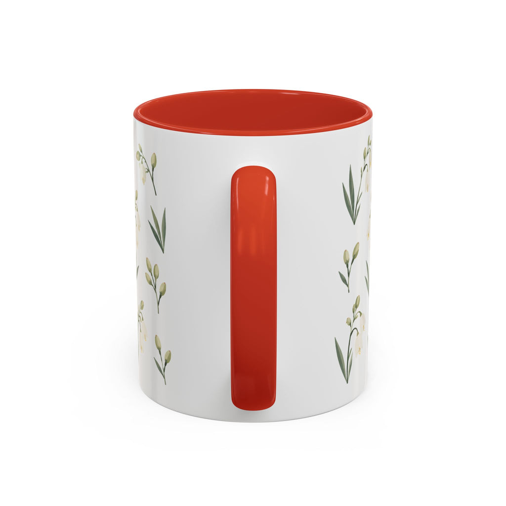 New Mexico Yucca Flower Mug, State Flower Floral Coffee Cup, 11oz Botanical Gift