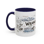 Wrangell-St. Elias National Park Coffee Mug | Alaska Wilderness Climbing Gift | Accent Color Ceramic 11oz 15oz