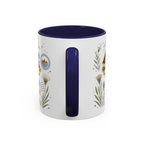 Pyramids of Giza Coffee Mug | Travel Destination Souvenir Gift | Accent Color Ceramic 11oz 15oz