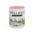 Bangladesh Coffee Mug | Travel Souvenir Accent Mug | Country Gift Ceramic Cup 11oz 15oz