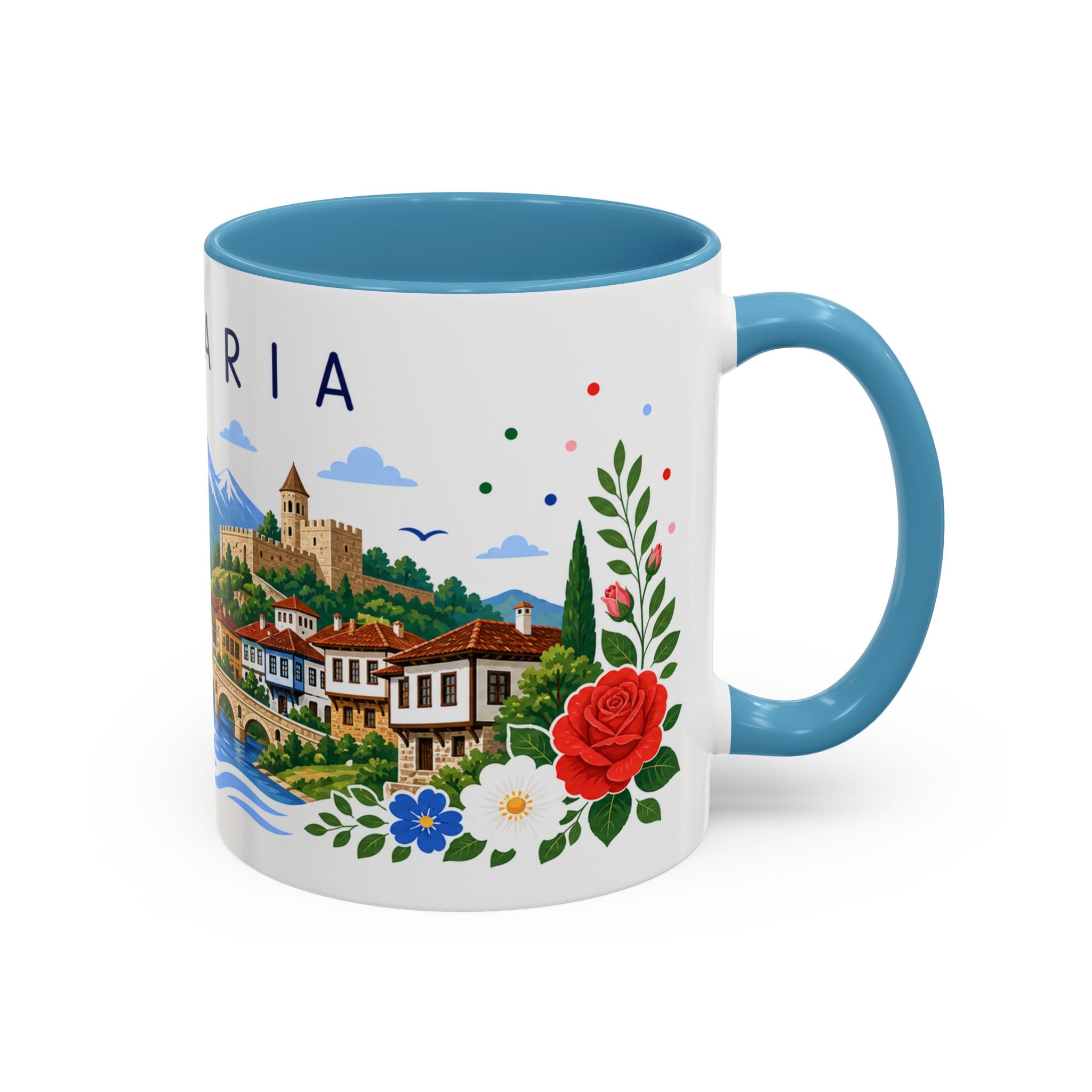 Bulgaria Coffee Mug | Travel Souvenir Accent Mug | Place Gift Ceramic Cup 11oz 15oz