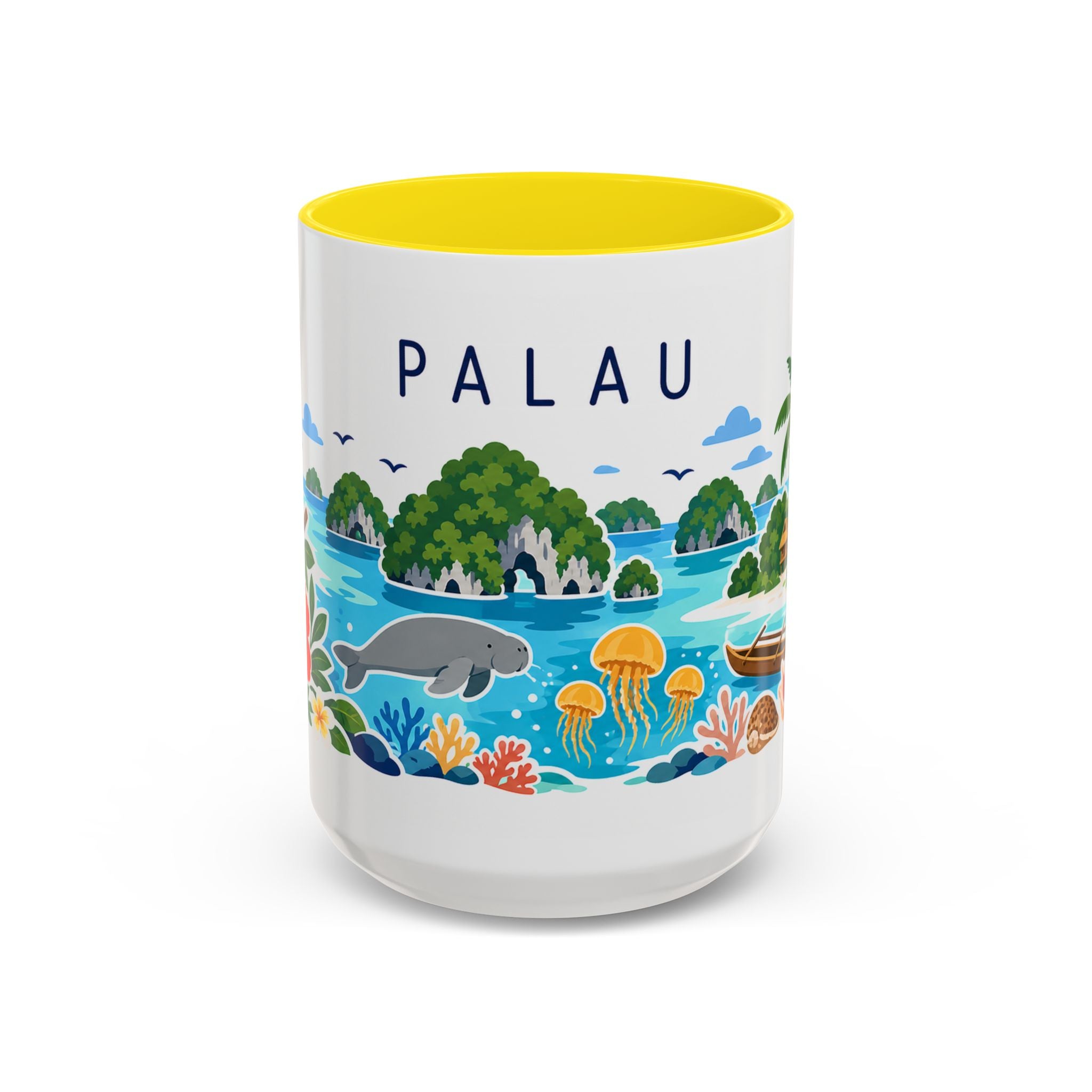 Palau Coffee Mug | Travel Souvenir Accent Mug | Country Gift Ceramic Cup 11oz 15oz