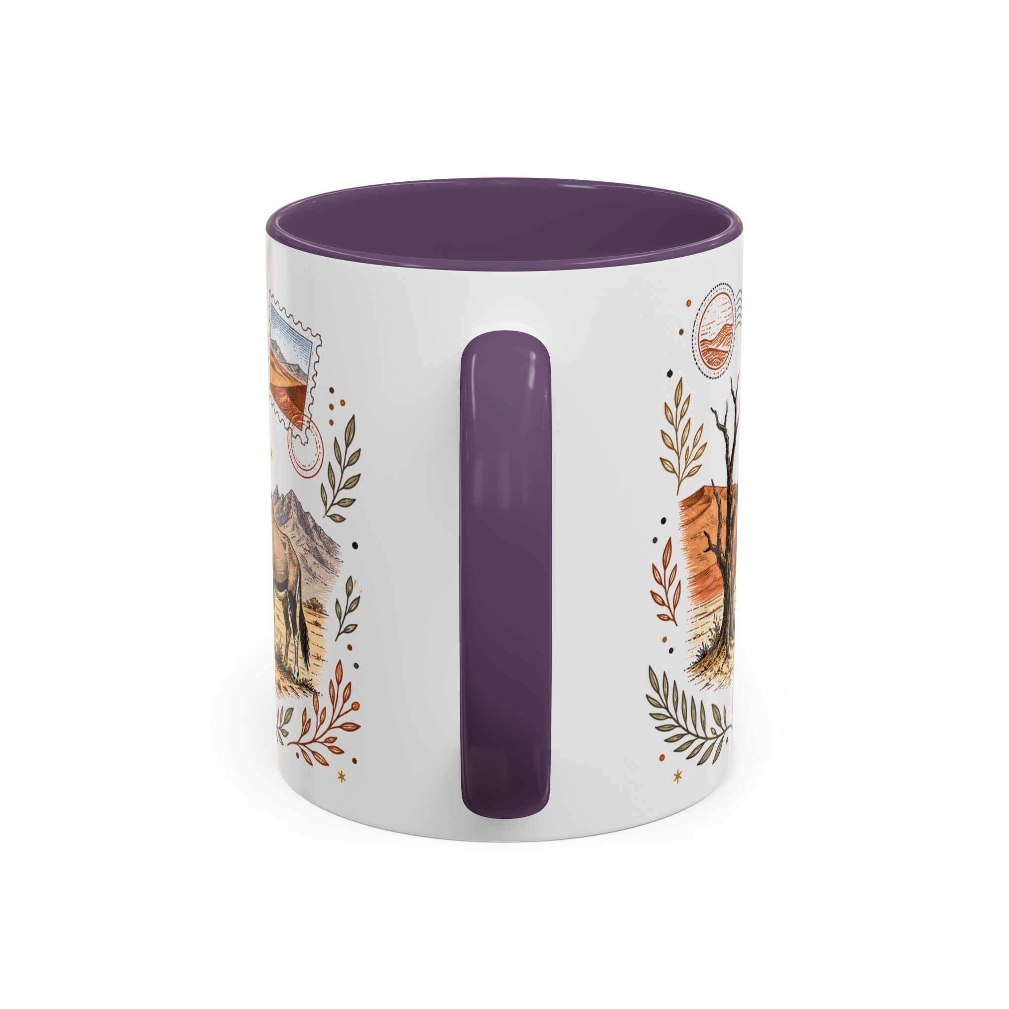 Namib Desert Coffee Mug | Travel Destination Souvenir Gift | Accent Color Ceramic 11oz 15oz