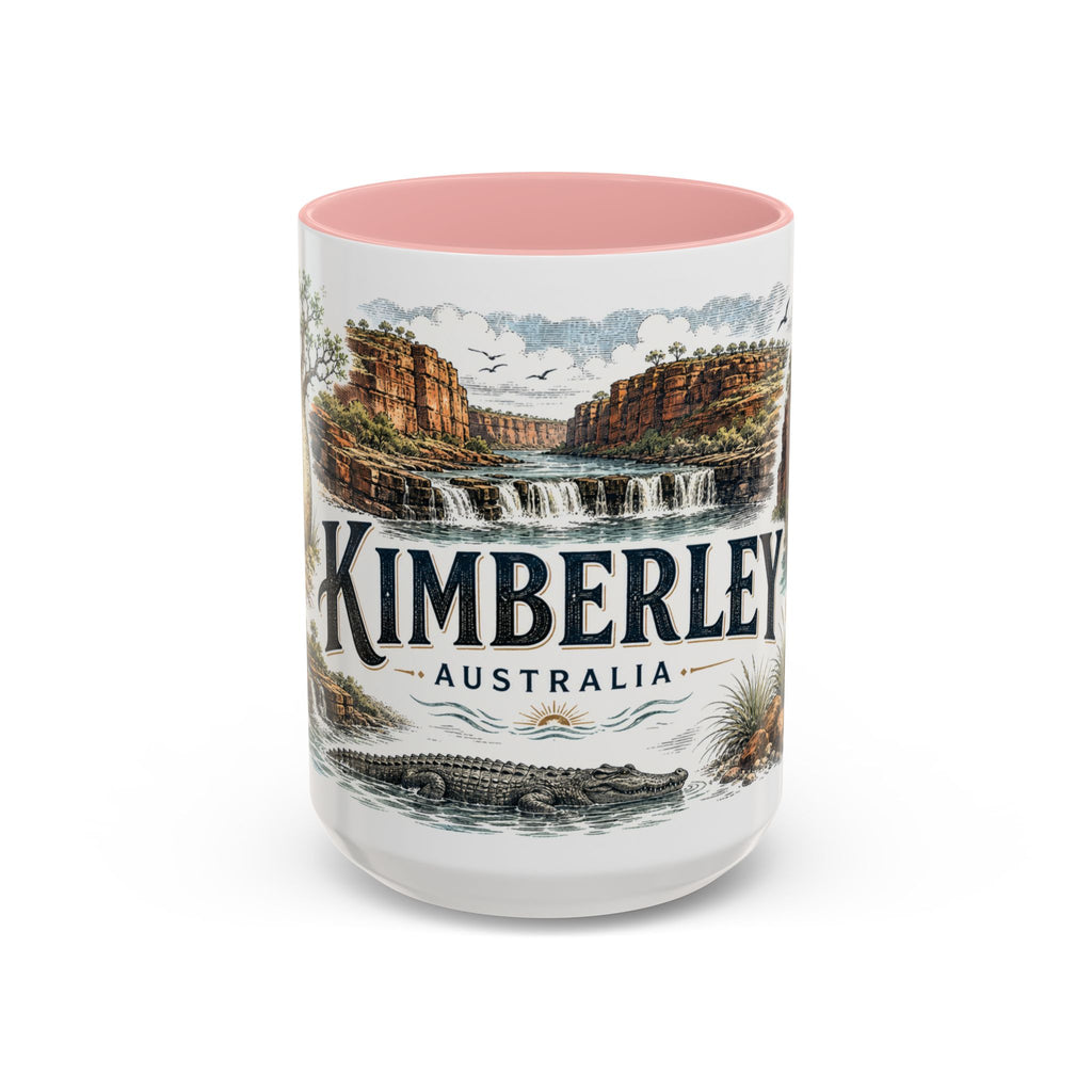 Kimberley Mug, Australia Travel Souvenir, Bucket List Gift, Accent Ceramic Coffee Mug 11oz 15oz