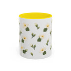Arizona Saguaro cactus blossom Mug, State Flower Floral Coffee Cup, 11oz Botanical Gift