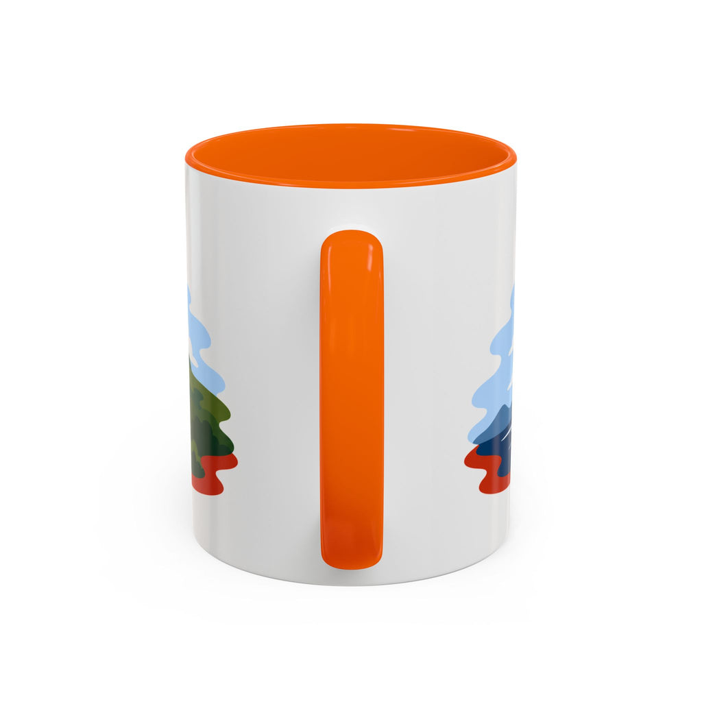 Faroe Islands Coffee Mug | Travel Destination Souvenir Gift | Accent Color Ceramic 11oz 15oz