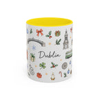 Dublin Christmas Mug | Watercolor City Souvenir, Holiday Travel Gift (11oz/15oz)