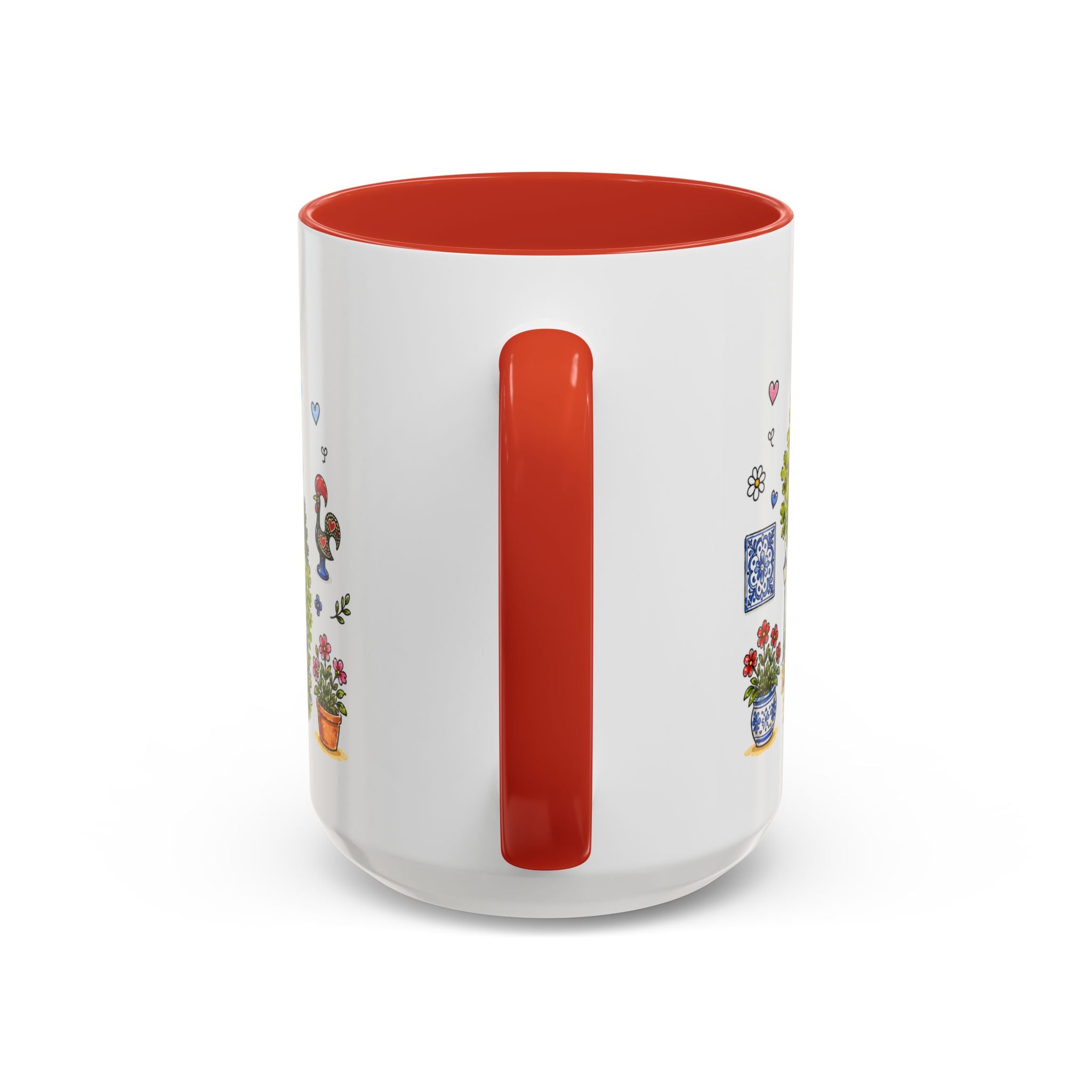 Sintra Illustrated Travel Mug | Portugal Souvenir Accent Coffee Mug | 11oz 15oz Ceramic Cup