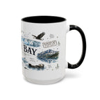 Glacier Bay National Park Coffee Mug | Alaska Wilderness Kayaking Gift | Accent Color Ceramic 11oz 15oz