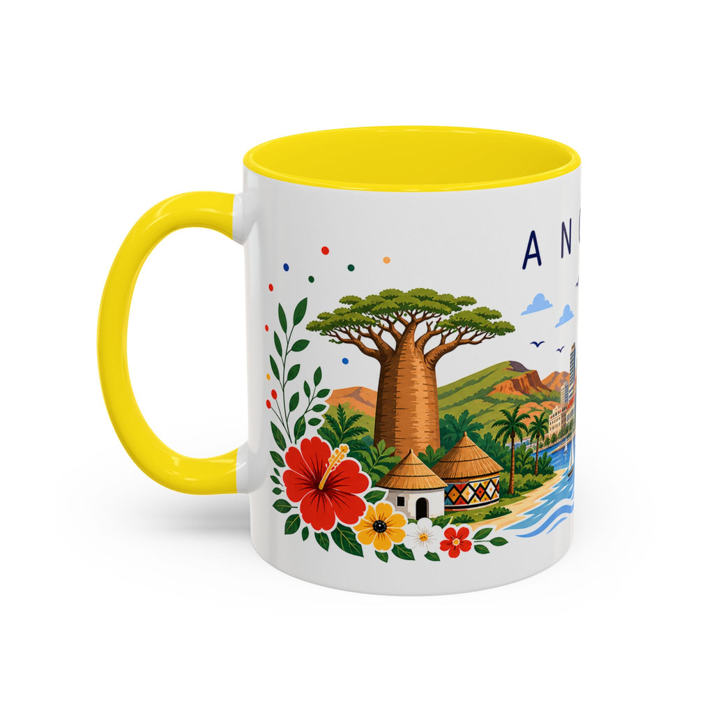 Angola Coffee Mug | Travel Souvenir Accent Mug | Place Gift Ceramic Cup 11oz 15oz