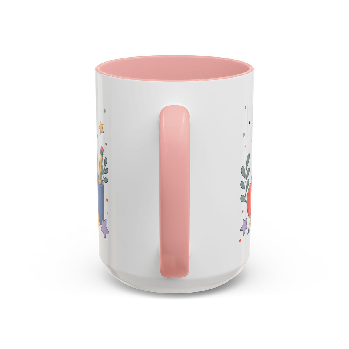 Personalized Teacher Mug | Custom Name Notebook Coffee Cup | Back to School Gift 11oz 15oz