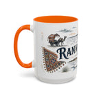Rann of Kutch Mug, India Travel Souvenir, Bucket List Gift, Accent Ceramic Coffee Mug 11oz 15oz